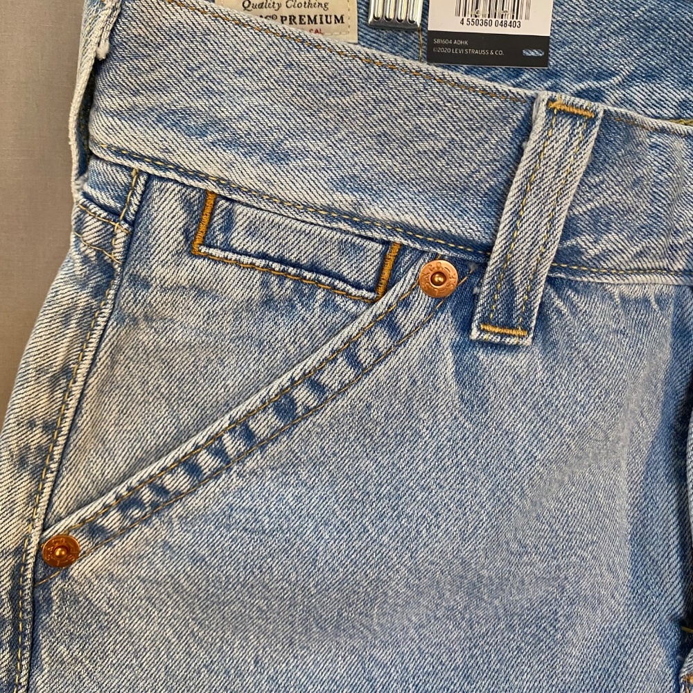 Levi's Premium Type 1 Jeans Skirt - size 27 - Picture 7 of 15